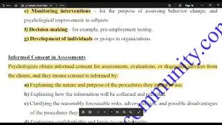 PSY611 Ethical Issues in Psychology Short Lesson 13 | PSY611 Midterm & Finalterm Short Lectures