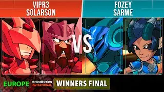 VipR3 & Solarson VS Fozey & Sarme - Winners Final - EU - Brawlhalla SteelSeries Invitational 2022