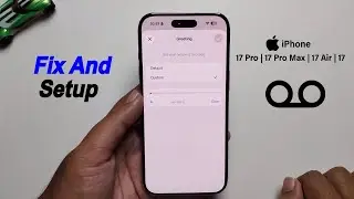 iPhone 17 / 17 Pro / 17 Pro Max / 17 Air : How To Enable/Disable Voicemail