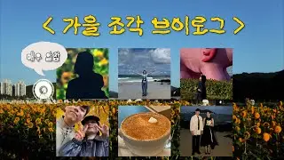 🎃가을조각브이로그 | 가을 제주,친구웨딩스냅찍어주기,백제문화제,온빛자연휴양림,김밥축제,소소한가을나들이