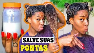 MEU PRÉ POO CASEIRO + ROTINA CAPILAR /pré poo caseiro potente para pontas ressecadas