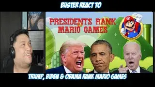 Реакция Бастера на рейтинг игр Mario в Трампе, Байдене и Обаме