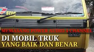 Cara pasang Power Audio Mobil Truk engkel