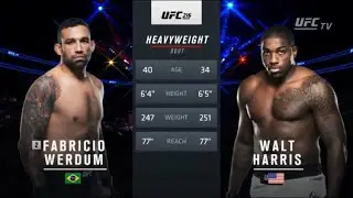 UFC 216: Werdum vs. Harris (Full Fight Highlights)