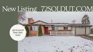 NEW LISTING! 585 W 2000 N Orem, Utah, 84057