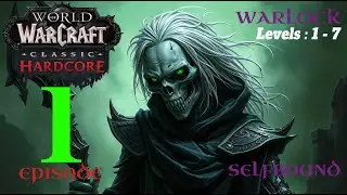WoW Classic Selfbound Hardcore Warlock Challenge &ndash; Ep. 1: From Deathknell to the Inn (4K, SSF)