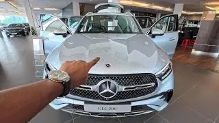 НОВИНКА! MERCEDES-BENZ GLC 200 AMG Line 4Matic в цвете High-Tech Silver и кожаном салоне Black.