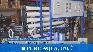 Commercial Tap Water Reverse Osmosis System USA 24,000 GPD | www.pureaqua.com