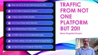 Live tomorrow ALL NEW AUTOMATED 20 Sources TRAFFIC generation software to Any Site or URL!