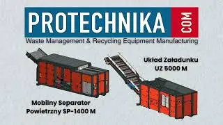 Mobilny Separator Powietrzny SP-1400 M oraz Układ Załadunku UZ 5000 M