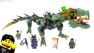 🔄 LEGO Ninjago Movie 2017 Green Ninja Mech Dragon review 🐉 70612 re upload