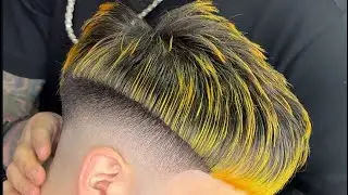 Corte degradado medio  más peinado