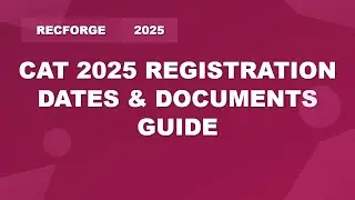 CAT 2025 Registration Begins August 2 | Must-Know Dates & Documents