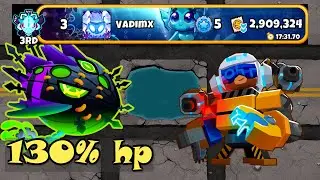 🤩TOP 50 | Least Cash 🤑 : 2,909,324$  | Elite Ranked 😎 Lych  | #ouch 😮| BTD6 Boss Tutorial
