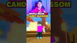 MAPLE RESIN VS CANDY BLOSSOM GROW A GARDEN 😱
