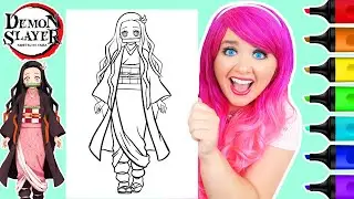 Раскрашиваем Незуко, истребительницу демонов | Маркеры Prismacolor Paint