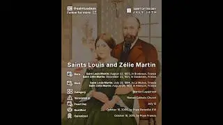 Saint of the Day (July 12) &ndash; Saints Louis and Z&eacute;lie Martin