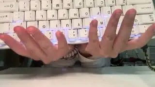 Keyboard massage + rubbing ASMR (is this new???) 