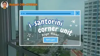 Affordable Seaview unit at i-Santorini Condominium in Tanjung Tokong for rent RM1300! #penangrental