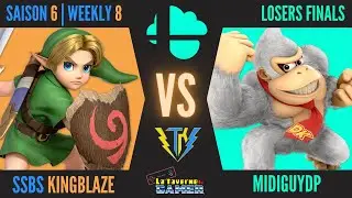 S6 Weekly 8 - LOSERS FINAL - SSBS Kingblaze (Young Link) VS MidiGuyDP (Donkey Kong)