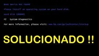 HP Error: Boot Device Not Found/ Hard Drive Not Detected