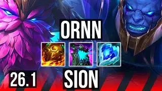 ORNN vs SION (TOP) | 64K damage | EUW Master | 26.1