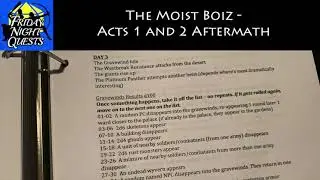The Moist Boiz - Acts 1 and 2 Aftermath