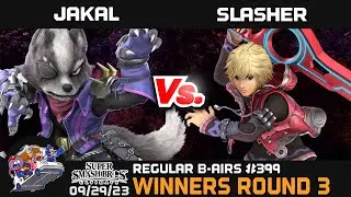 Regular Bairs #399 - SSBU - Winners Round 3 - Jakal vs. Slasher