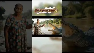 This Fearless Grandma Has a Pet Crocodile?! 😱