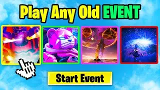 How to Play any OLD EVENT in Fortnite... (TUTORIAL)