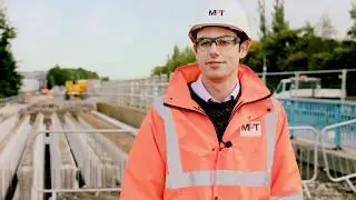 Trafford Park Line - Bridgewater Canal Bridge Construction
