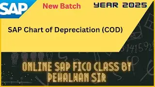 SAP Chart Of Depreciation (COD) by Pehalwan Sir #Pehalwan Sir SAP Classes #sapficoclass