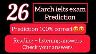 26 march ielts exam review reading answers || 26 march ielts exam reading answers ||