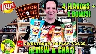 Lay's&reg; FLAVOR ICONS Review 🥔⭐ | 4 FLAVORS + 1 BONUS | Livestream Replay 7.24.20 Peep THIS Out! 🕵️&zwj;♂️