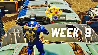 FORTNITE BATTLE STAR FIND WEEK 9 IN JUNK JUNCTION
