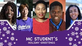 Montgomery College Student's Holiday Greeting