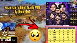 Horaa Esports Didn't Qualify PMGC By 1 Point 🥲🥲 #cr7horaa #horaa #anshyt #pmgc 