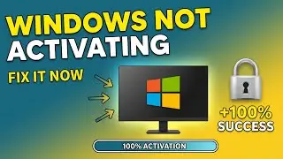 Windows Not Activating - Fix It Now Windows 10/11 | Full Guide 2026
