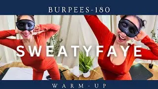 Sweaty Sweat Streams Bike Ride with Bike Love Warm-Up: Burpees-180