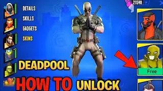 Deadpool Ka New Skin Aa Gya Spider Fighter 3 || Dead X New Skin Free Unlock Red Game white