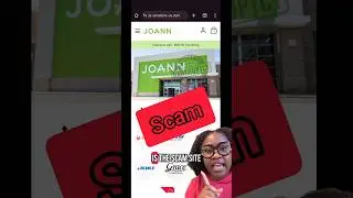 BEWARE JoAnn Bankruptcy website SCAM