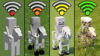 skeleton using with different Wi-Fi in Minecraft