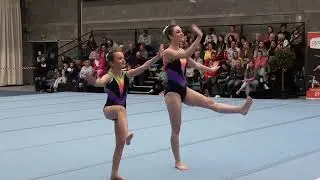 GymFlex - PV Puurs 2022 - I1 10-15 jaar meisjes paar - Amber Van Hoof, Lotte Serneels