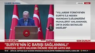 CANLI | Cumhurbaşkanı Erdoğan Kabine Toplantısı Sonrası Konuşuyor