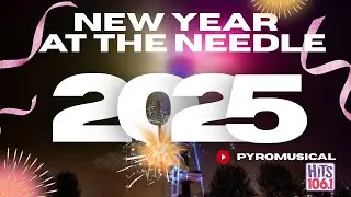 Seattle New Year's Eve Pyromusical 2025 (with HITS 106.1 audio)