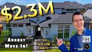 Step Inside This Stunning $2.3M Move-In Ready Huntington Home | Mustang Lakes Luxury Tour!