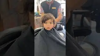 Toddler hair cut #shorts