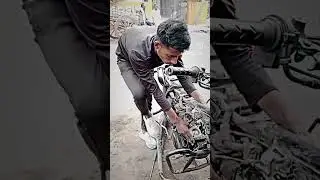 ⚙️Honda shine ⚙️piston repair ⚙️#animal #terndingsong #animalmoviesongs #mechanical #shortvideo