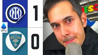 L'ANNO SCORSO NON L'AVREMMO MAI VINTA‼️ INTER-LECCE 1-0