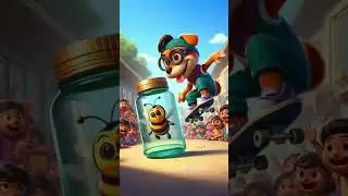 Honey Bee Adventure &ndash; Fun & Educational Story for Kids #cartoon #honeybee #ytshorts